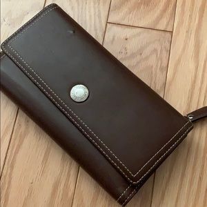 Brown & Lavendar Coach Wallet